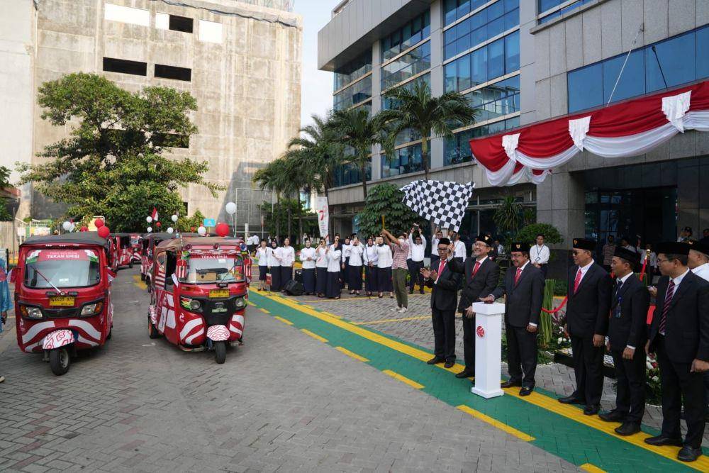 PGN menggelar kegiatan promo "Bajaj Gas Bumi Spesial Kemerdekaan" (Dok. PGN)