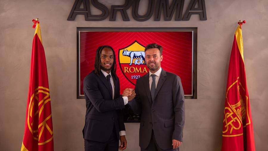 Renato Sanches (kiri) resmi pindah ke AS Roma (asroma.com)