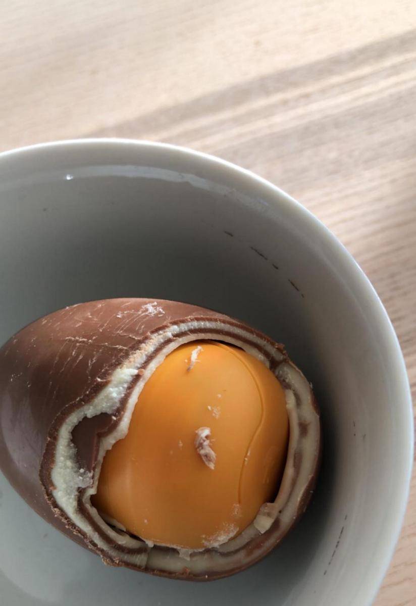 potret momen unik saat memasak telur (reddit.com/r/mildlyinteresting)