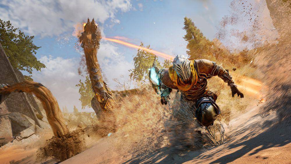 Grafik dan audio dalam game Atlas Fallen terasa tidak istimewa. (dok. Focus Entertainment/Atlas Fallen)