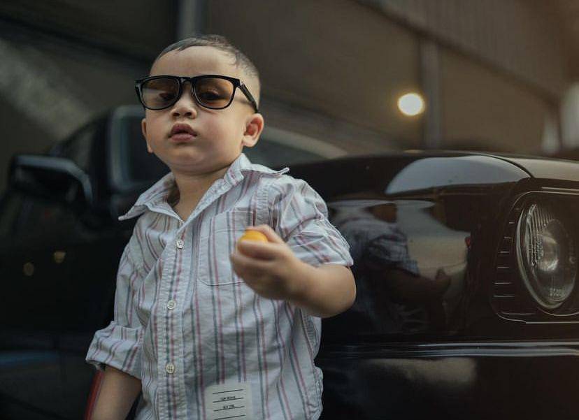 potret Rayyanza dandan parlente ala Mas Boy (Instagram.com/24olik)