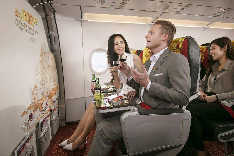Kelas bisni Vietjet Air (Dok. IDN Times)