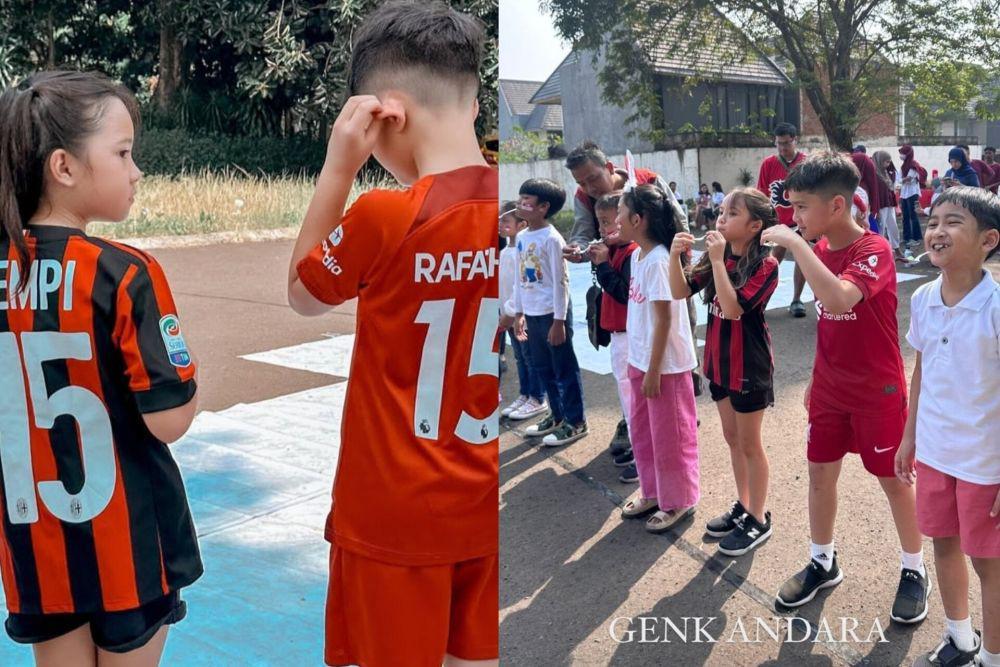 9 Potret Lomba 17-an Geng Andara, Rafathar Kompak sama Gempita