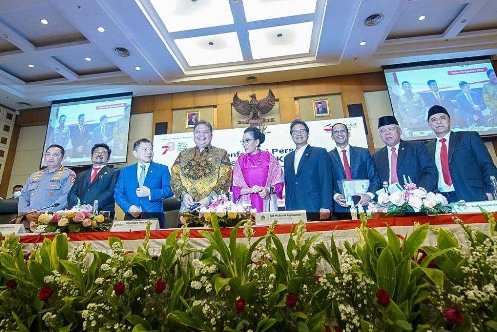 Penyampaian Keterangan Pemerintah atas Rancangan Undang-Undang tentang Anggaran Pendapatan dan Belanja Negara (APBN) Tahun 2024 Beserta Nota Keuangan di depan Rapat Paripurna Dewan Perwakilan Rakyat Republik Indonesia, Rabu (16/8/2023). (Dok. Golkar)