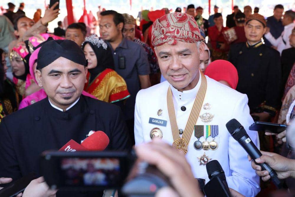 Ganjar Pranowo Pamitan Ungkap Pesan di Lapangan Pancasila Simpang Lima
