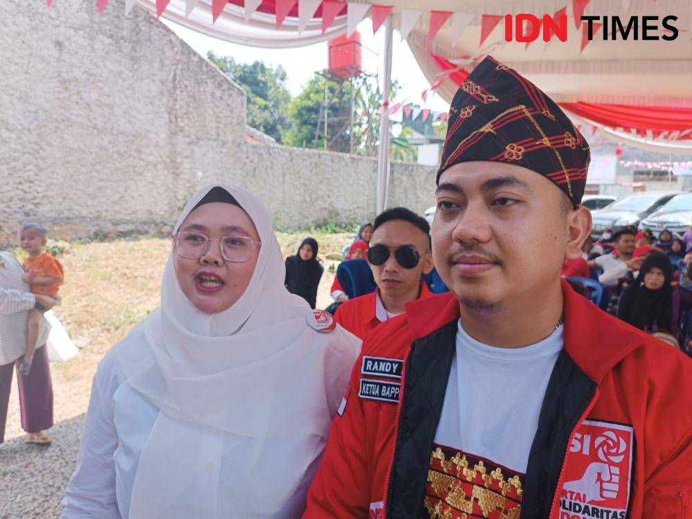 Bakti sosial Bappilu PSI Bandar Lampung di HUT Kemerdekaan ke-78 RI. (IDN Times/Tama Yudha Wiguna).