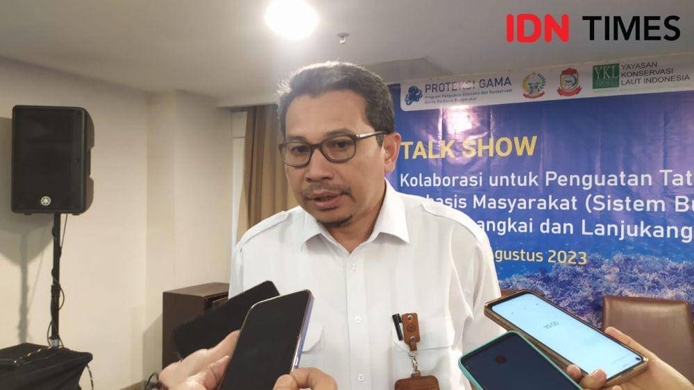 Kepala Balai Pengelolaan Sumber Daya Pesisir dan Laut Makassar, Permana Yudiarso. (IDN Times/Asrhawi Muin)