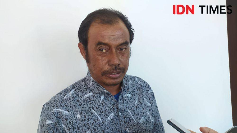 Erwan selaku Ketua Forum Nelayan Kakap Kerapu mewakili nelayan Pulau Langkai dan Lanjukang Makassar. IDN Times/Asrhawi Muin