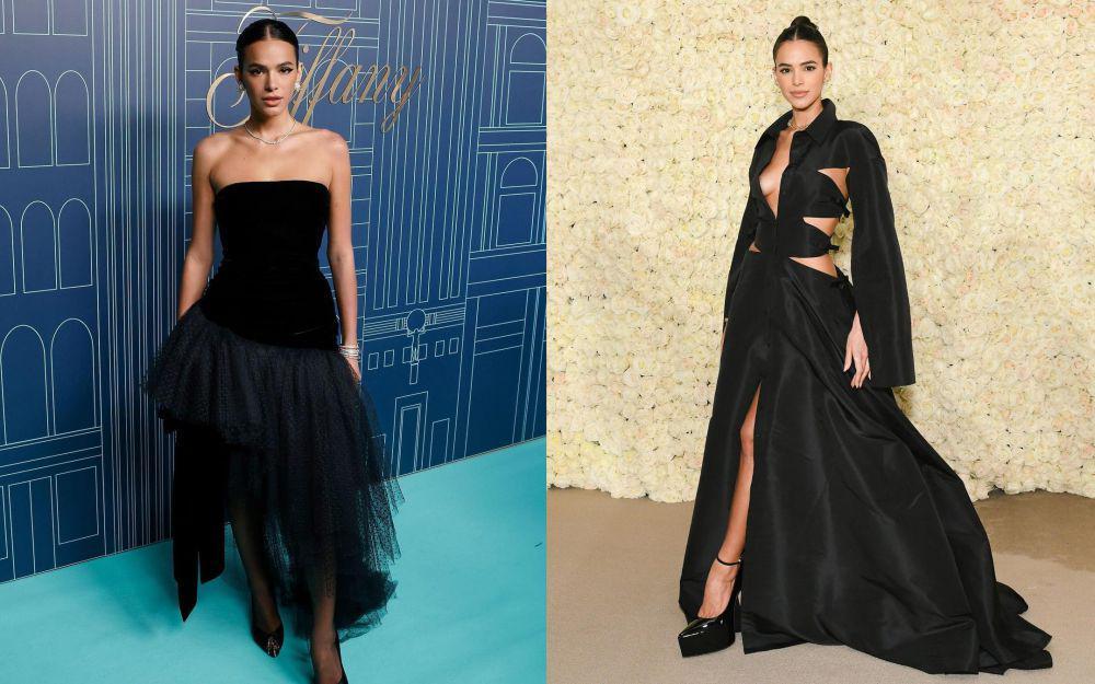 8 Gaya Bruna Marquezine dengan Gaun Hitam, Glamor dan Stunning!