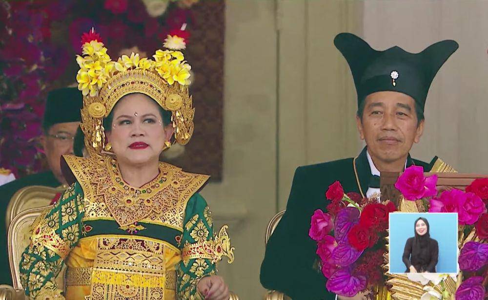 Momen lagu Maumere yang diputar saat demo udara yang membuat Istana Merdeka bergoyang. (youtube.com/Sekretariat Presiden)