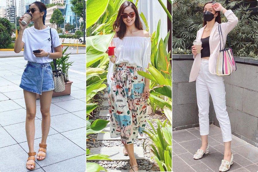 7 Outfit Santai buat Hangout ala Nasya Marcella, Kece Pakai Kain Batik