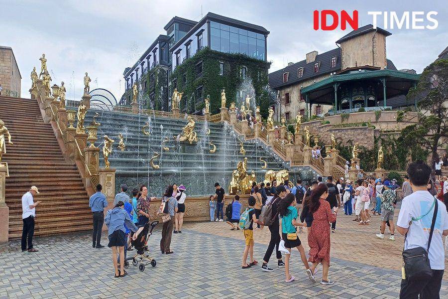 Suasana di Ba Na Hilss, Da Nang, Vietnam (IDN Times/Dhiya Awlia Azzahra)