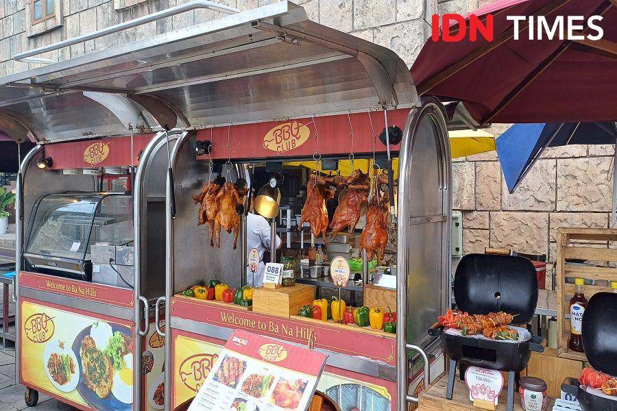 Street food di Ba Na Hilss, Da Nang, Vietnam (IDN Times/Dhiya Awlia Azzahra)