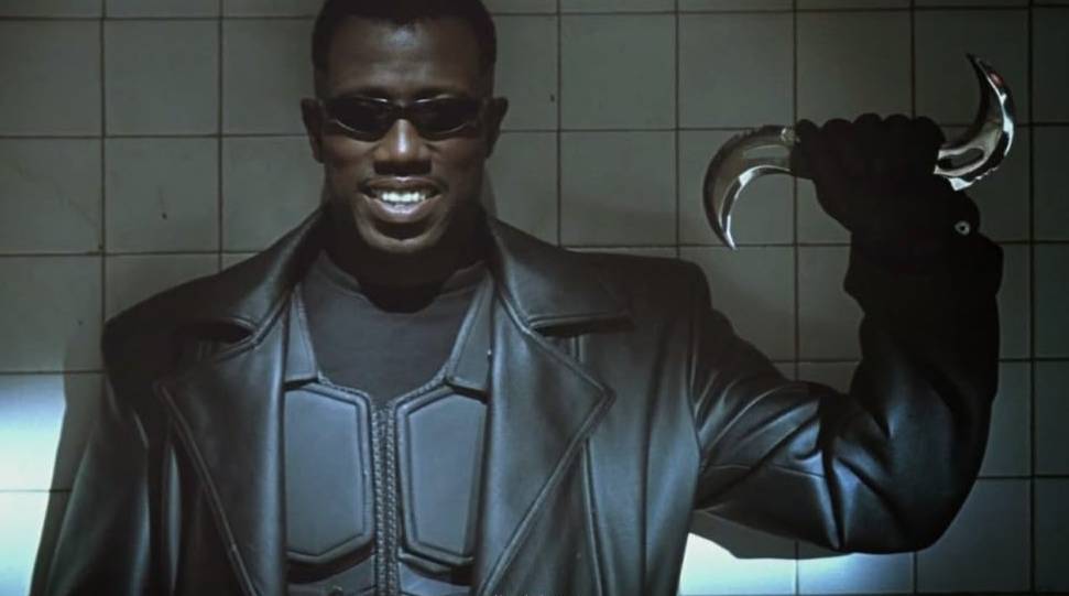 Wesley Snipes di film Blade (1998) (dok. New Line Cinema/Blade)