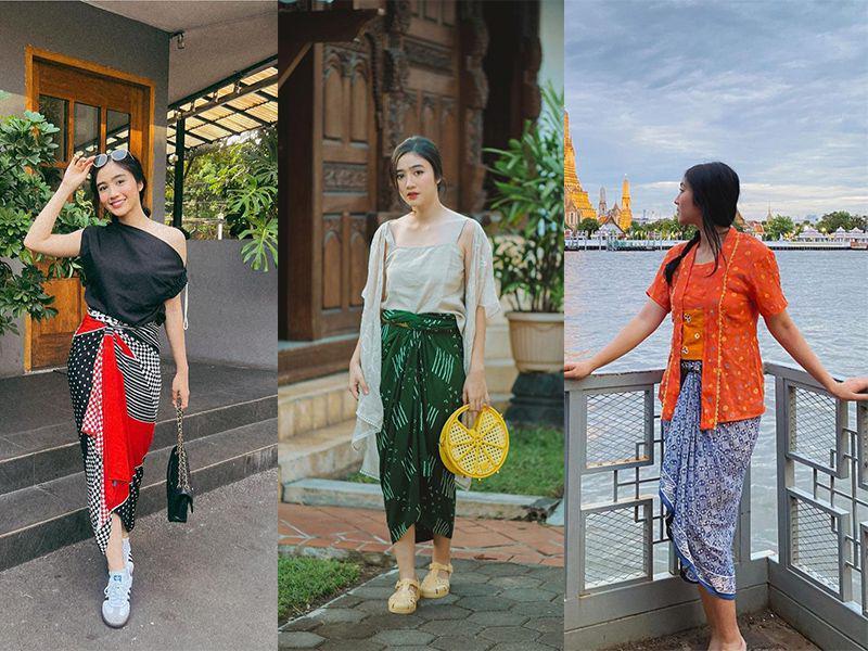 9 Daily Outfit Batik ala Febby Rastanty, Tunjukkan Kecintaan Indonesia