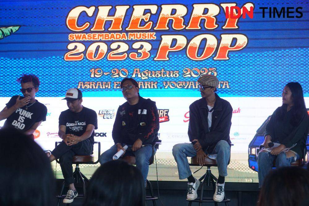 Jumpa pers Cherrypop Festival 2023 'Swasembada Musik'. (IDN Times/Herlambang Jati Kusumo)