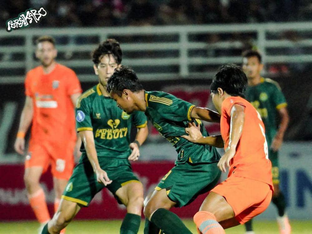 Persikabo 1973 saat menghadapi Borneo FC pada putaran pertama Liga 1 2023/2024. (instagram.com/officialpersikabo)