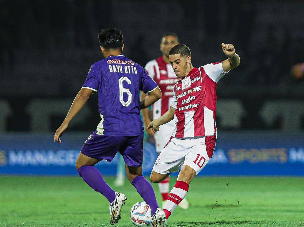 Persis Solo saat menghadapi Persik Kediri pada putaran pertama Liga 1 Indonesia 2023/2024. (instagram.com/persisofficial)