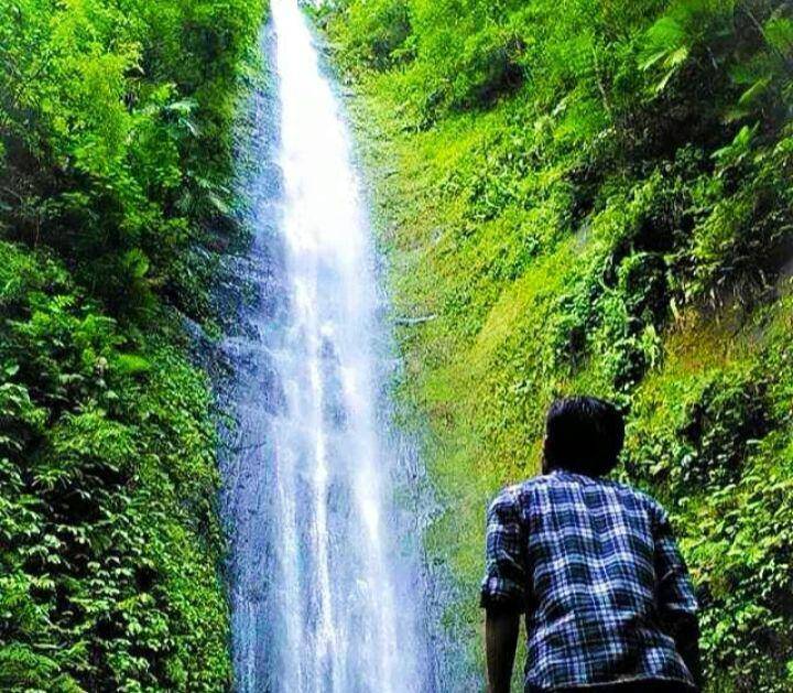 Foto Air Terjun Sambu Water Fall di Desa Maria Kecamatan Wawo (Dok/Saiful Amar)