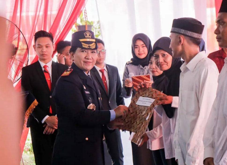 Ilustrasi pemberian remisi oleh Kanwil Kemenkumham Lampung. (Dok. Pemprov Lampung).