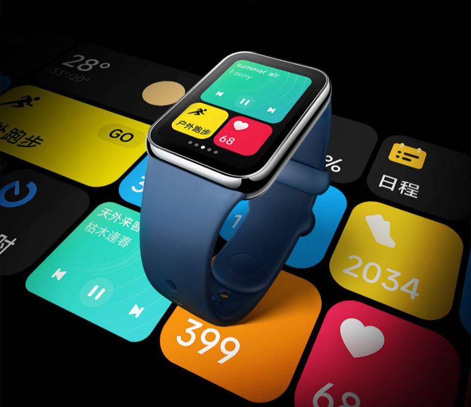 Ilustrasi widget yang fleksibel Xiaomi smart band 8 pro (twitter.com/technicalshaan)