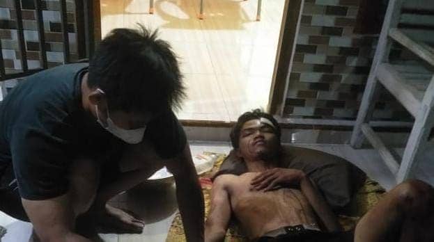 Keji! Suami di Tanggamus Bacok Istri dan Anak Tiri Pakai Golok