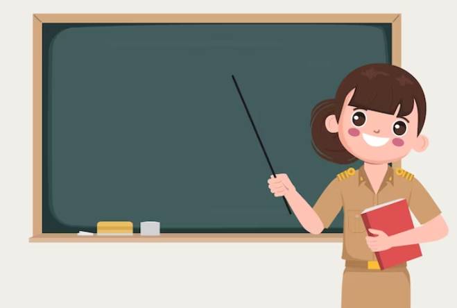 ilustrasi guru sekolah dasar (Freepik)