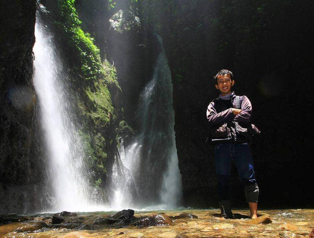 Air terjun Kedung Malem. (Instagram.com/ngetrip.madiun)