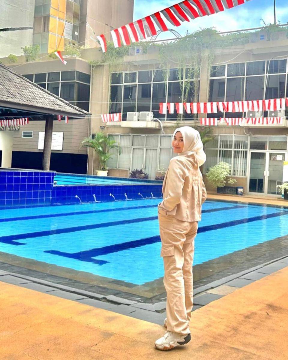 potret Sridevi DA5 rayakan HUT Ke-78 RI di sekolah baru (instagram.com/da5_sridevi03)