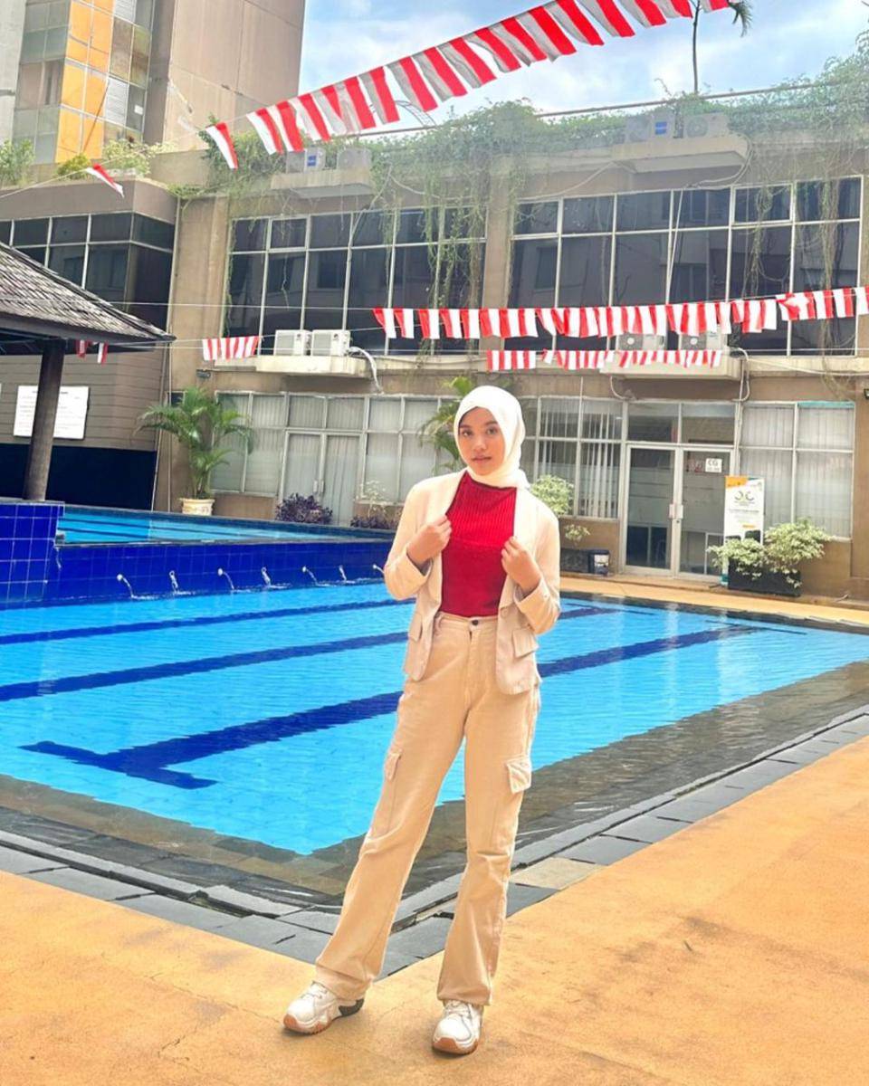 potret Sridevi DA5 rayakan HUT Ke-78 RI di sekolah baru (instagram.com/da5_sridevi03)