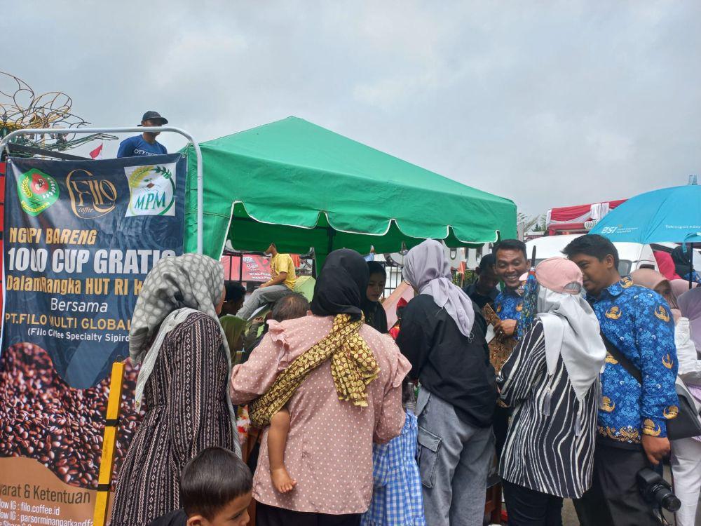 Filo Coffee Specialty Sipirok Bikin Ngopi Bareng 1.000 Cup Gratis