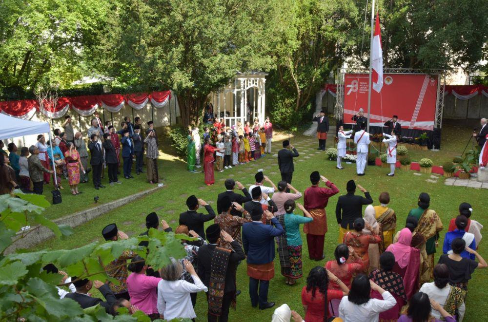 HUT RI 78, KBRI Wina Tingkatkan Pelayanan untuk WNI