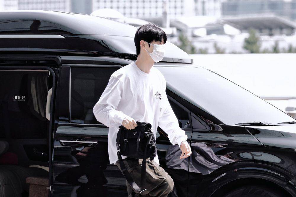 Hwang Minhyun berangkat ke Jakarta (twitter.com/Kokia0702)