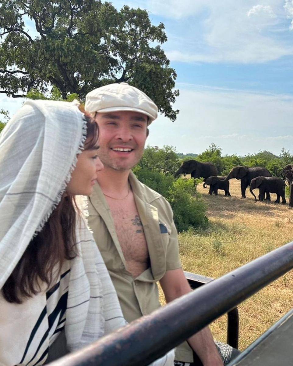 Amy Jackson dan Ed Westwick (instagram.com/iamamyjackson)