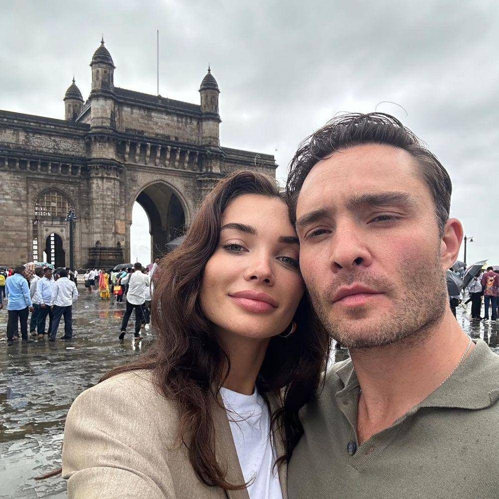 Amy Jackson dan Ed Westwick (instagram.com/iamamyjackson)