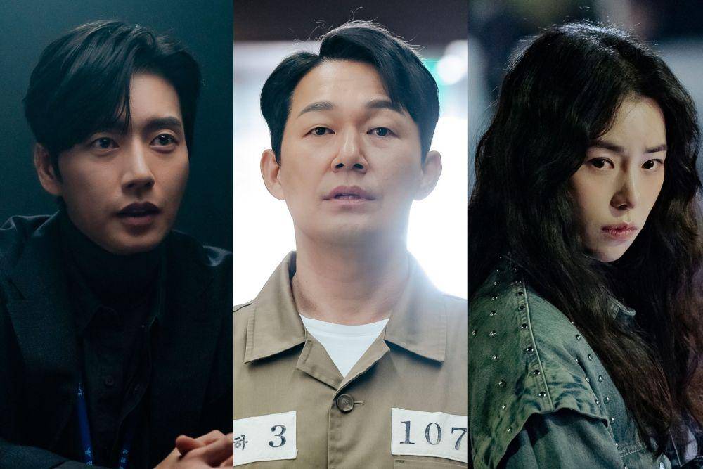cuplikan Park Hae Jin, Park Sung Woong, dan Lim Ji Yeon di drakor The Killing Vote (dok. SBS/The Killing Vote)