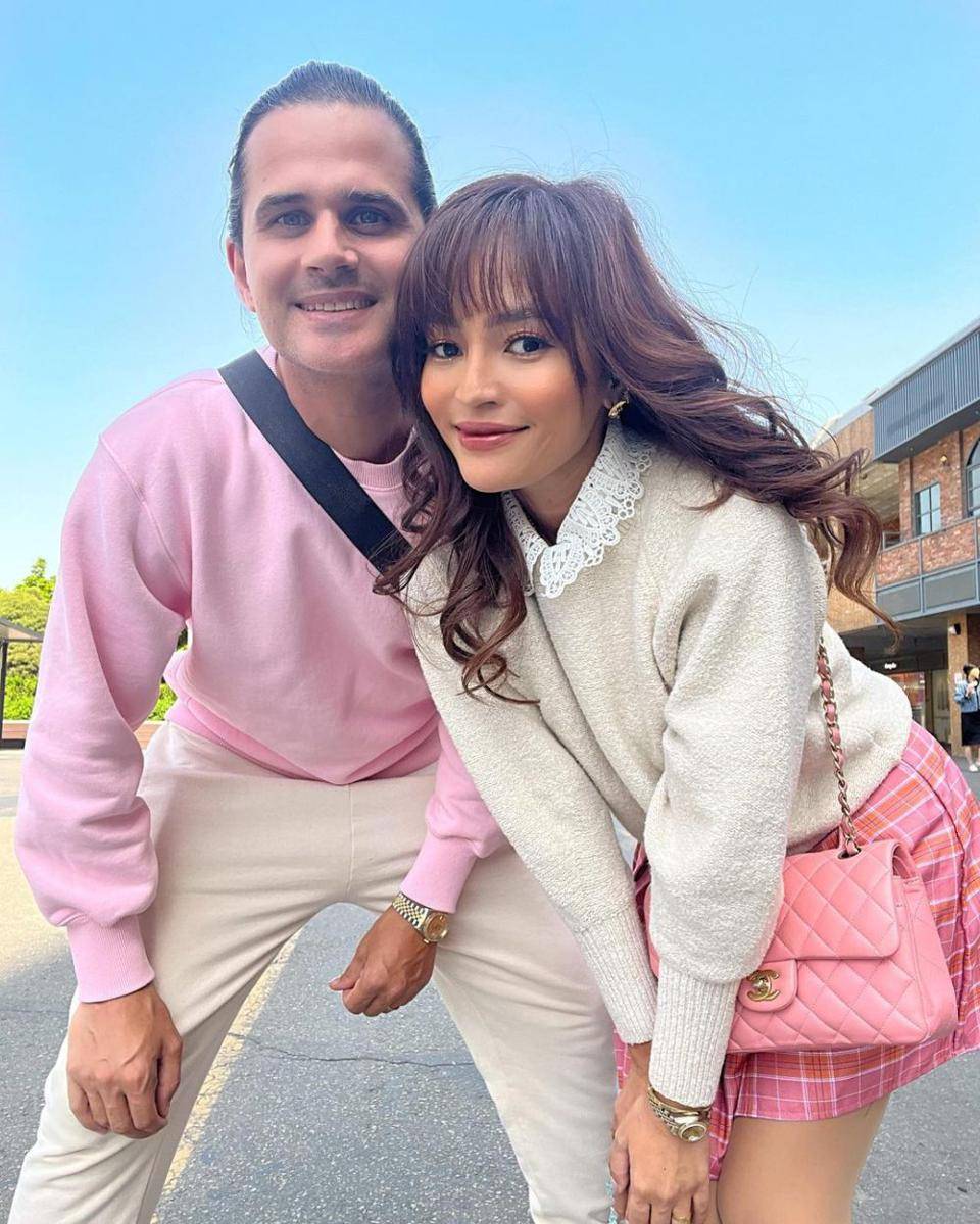 OOTD Matching ala Keluarga Rachel Goddard (instagram.com/rachgoddard)