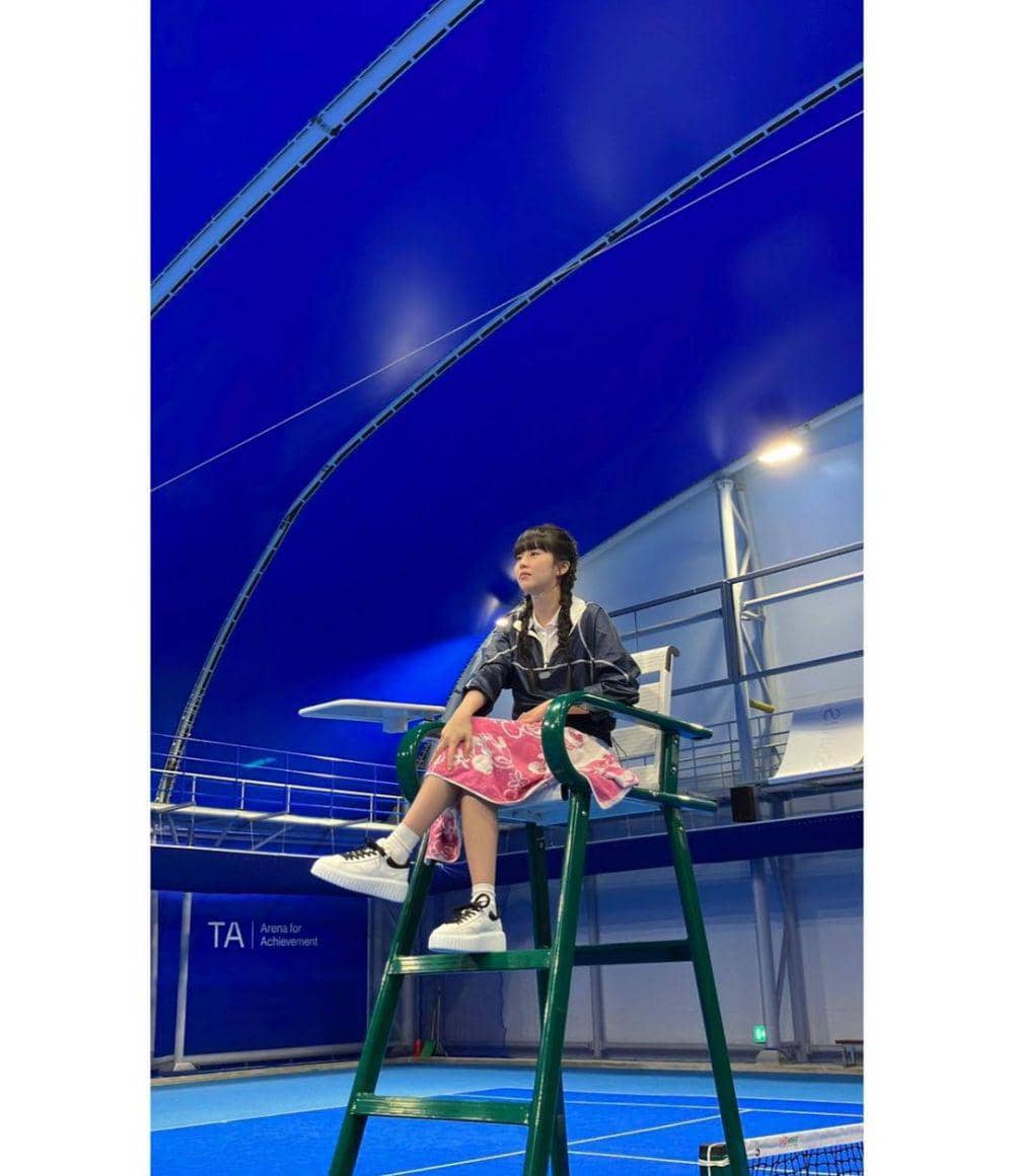 Kim So Hyun di balik layar drama My Lovely Liar (instagram.com/wow_kimsohyun)