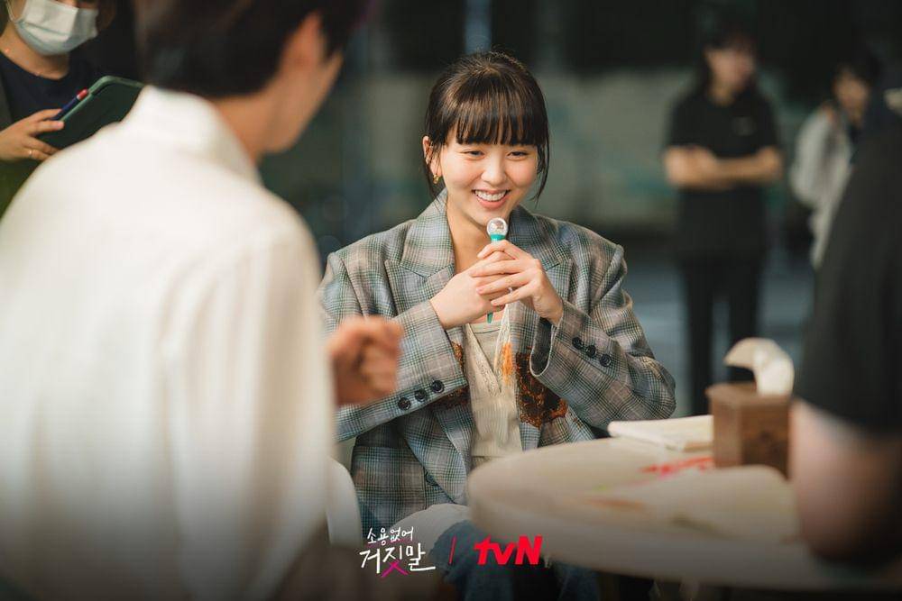 potret pemain utama drama My Lovely Liar di balik layar (instagram.com/tvn_drama)