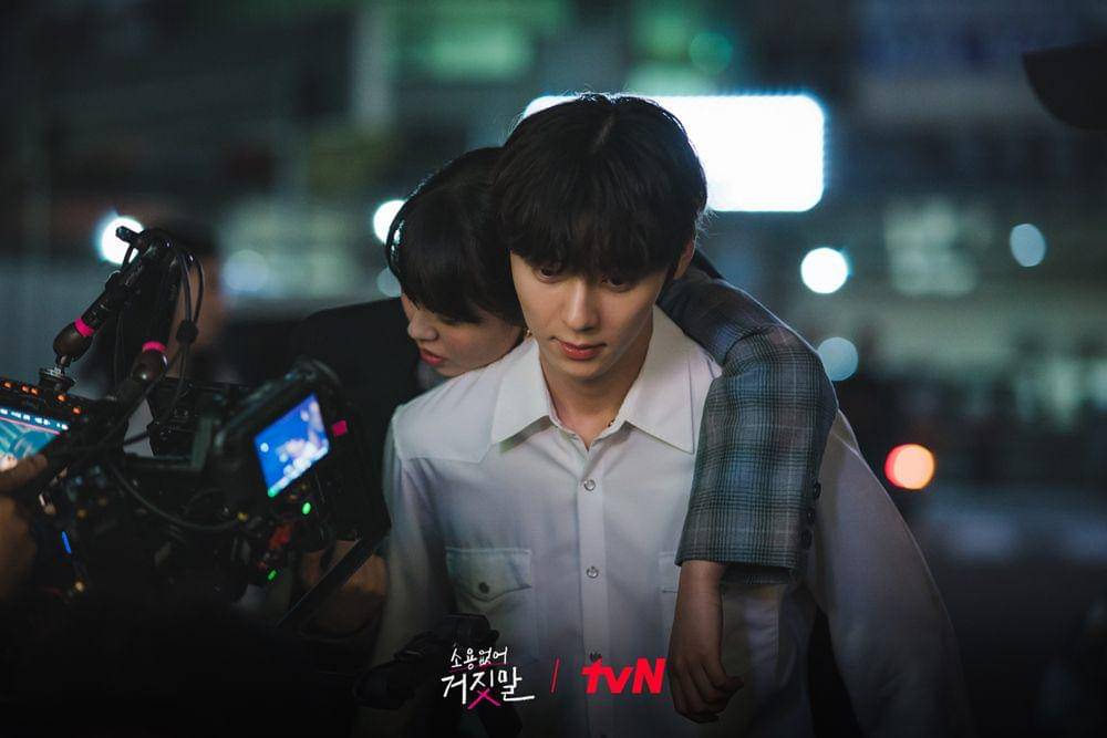 potret pemain utama drama My Lovely Liar di balik layar (instagram.com/tvn_drama)