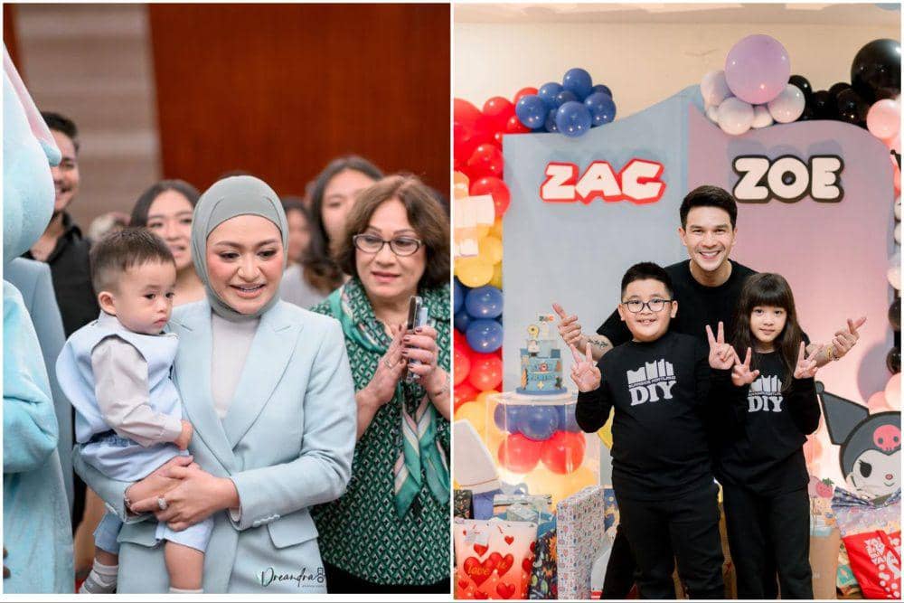 10 Seleb Rayakan Ulang Tahun Anak tanpa Mantan Pasangannya