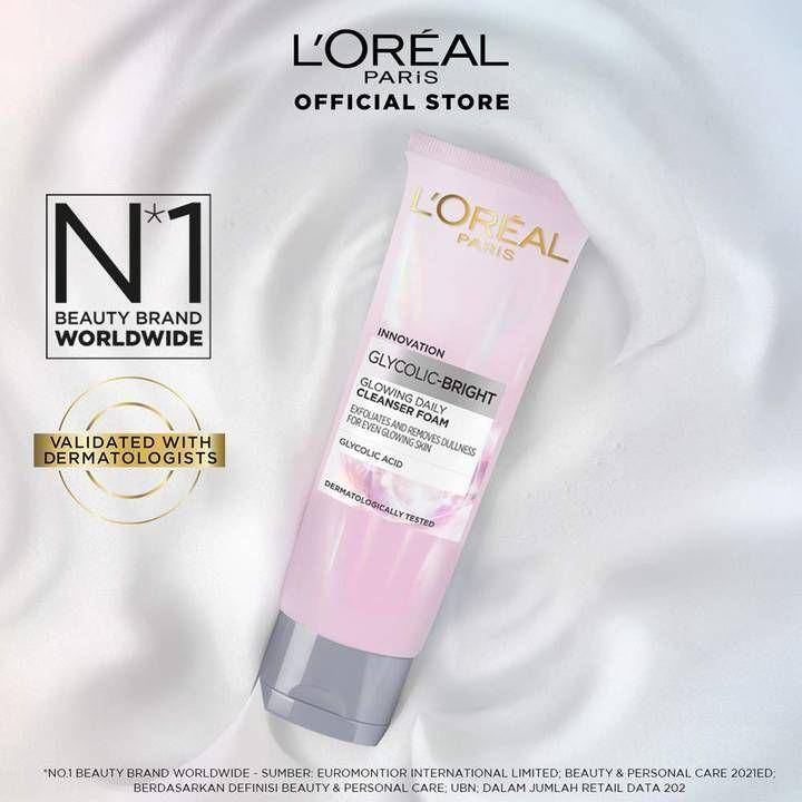L'Oreal Paris Glycolic Bright Daily Cleanser Foam (dok. Loreal Paris)