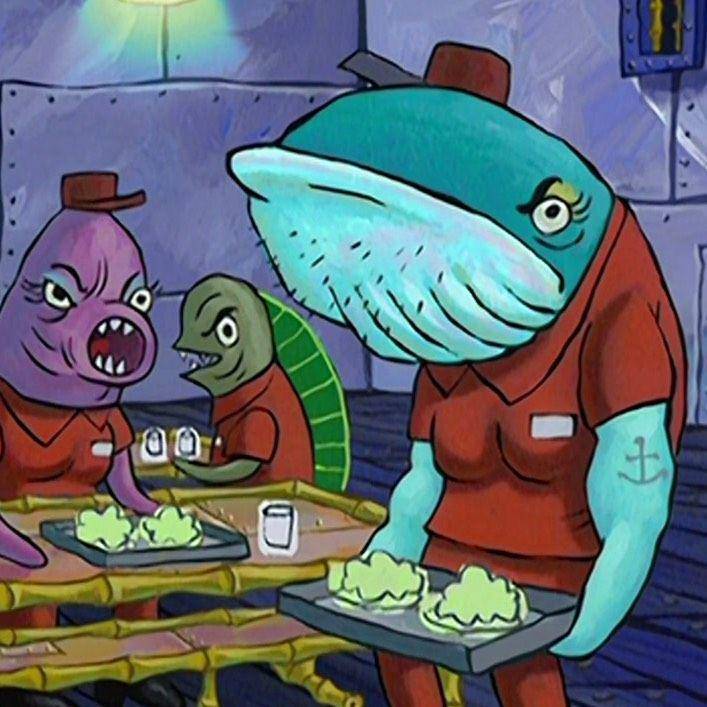 Fisherwoman Whale (dok. Nickelodeon/SpongeBob SquarePants)