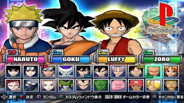 pemilihan karakter di Battle Stadium D.O.N (youtube.com/HanXD_)