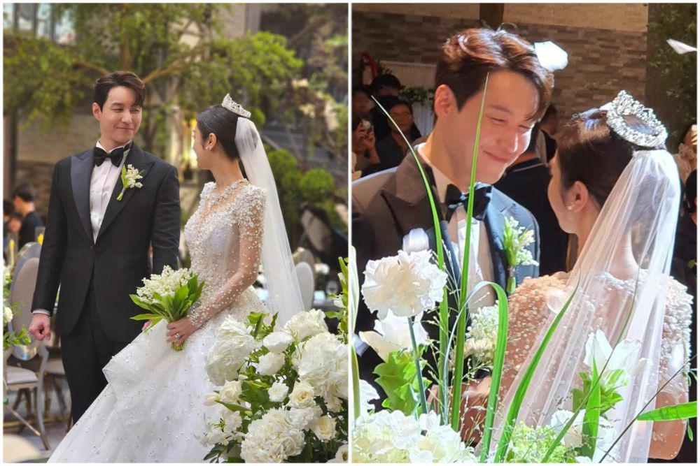 7 Potret Resepsi Pernikahan Shim Hyung Tak dan Hirai Saya di Korea
