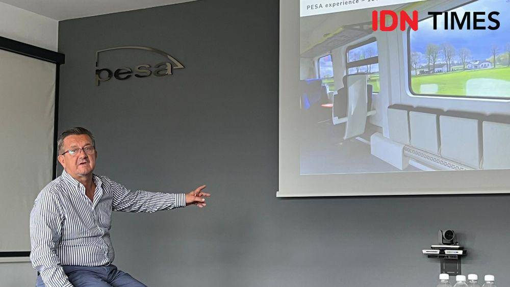 Presiden Direktur PESA, Krzysztof Zdziarski (IDN Times/Ridwan Aji Pitoko)