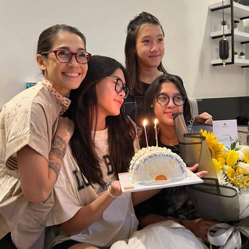 potret keluarga Mieke Amalia (instagram.com/mieke_amalia)
