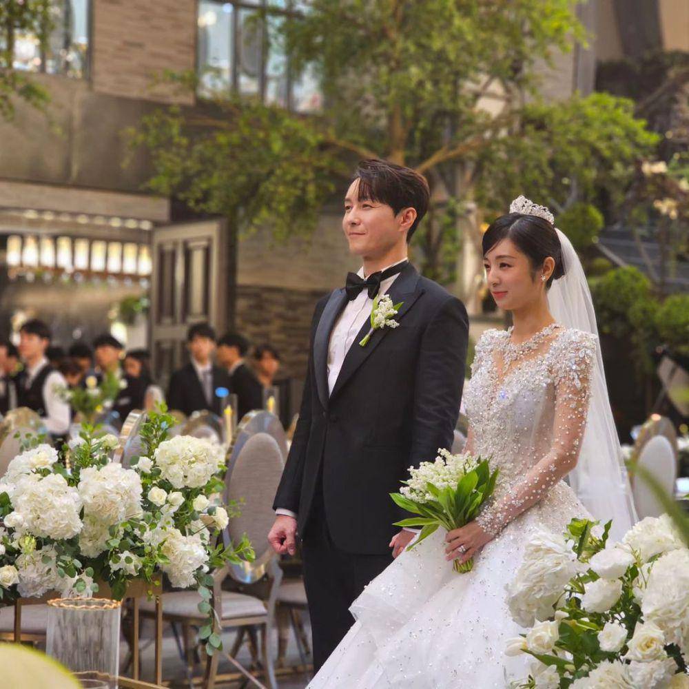 Resepsi pernikahan Hyun Tak dan Hirai Saya (instagram.com/woodkill2)