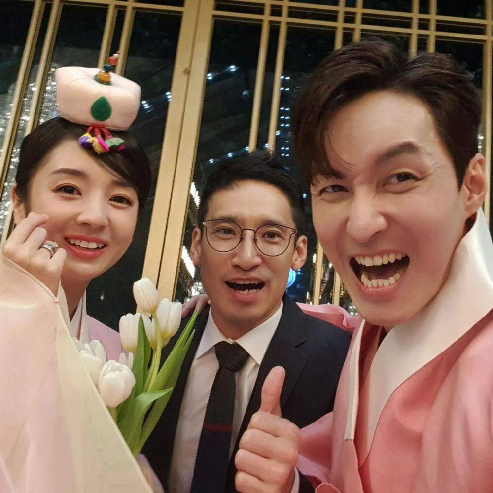 Resepsi pernikahan Hyun Tak dan Hirai Saya (instagram.com/myeongha.kye)