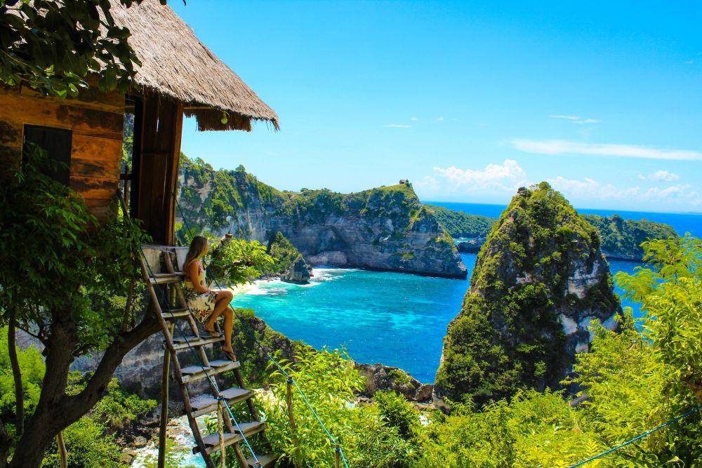 Potret Rumah Pohon Molenteng di Nusa Penida (unsplash.com/tbix45)